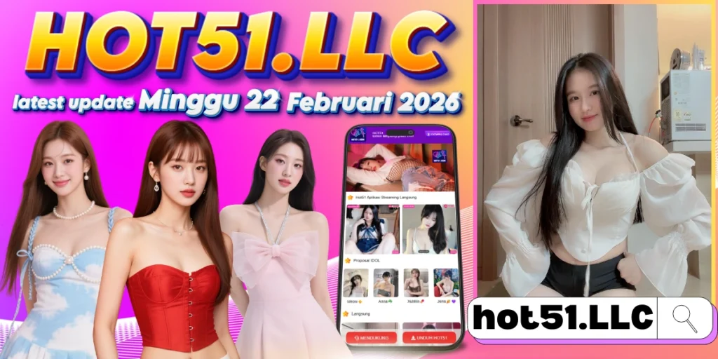Hot51 Live tampilan aplikasi terbaru